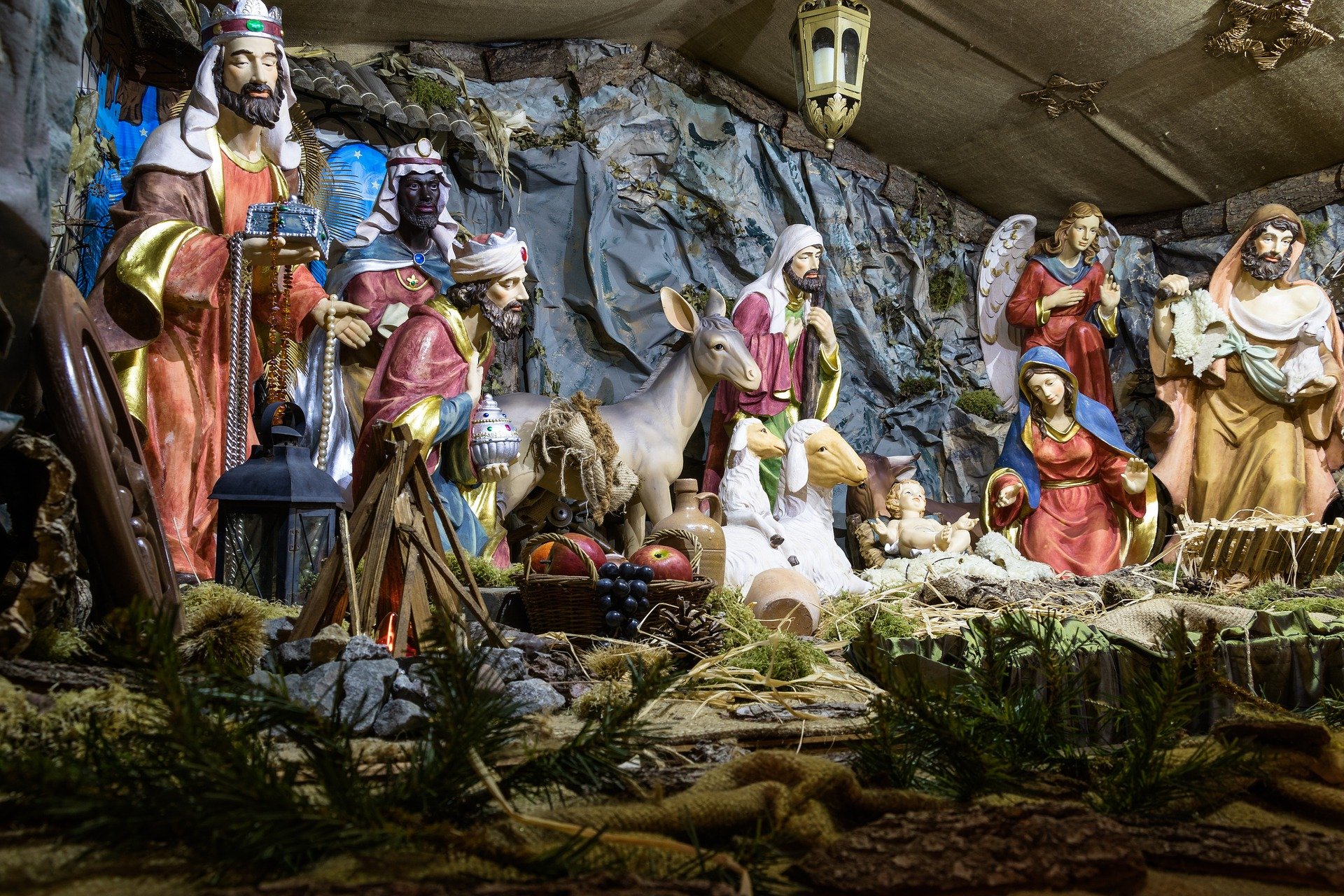 Imagen representativa del Natalicio del niño Jesús de Nazaret en la cultura popular