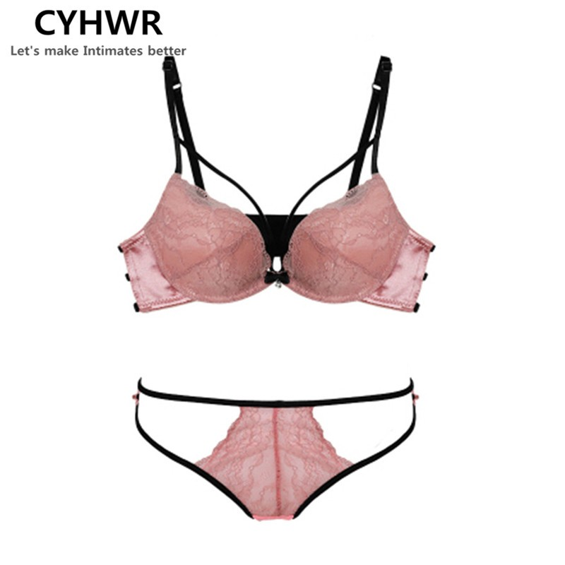 Varsbaby-Fashion-lace-sexy-lingerie-hollow-W-type-out-the-back-deep-V-gather-three-breasted (4)_