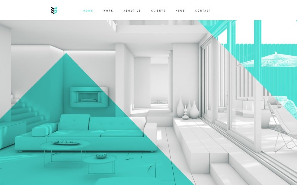 Professional web design for architecture website in Dubai