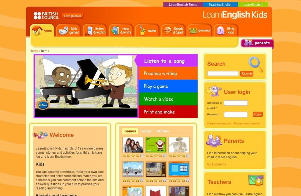 Web Design Tips For Kids Bedtime Story Website