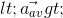 <\vec{a_{av}}>