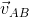 \vec{v}_{AB}