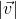 \left | \vec{v} \right |