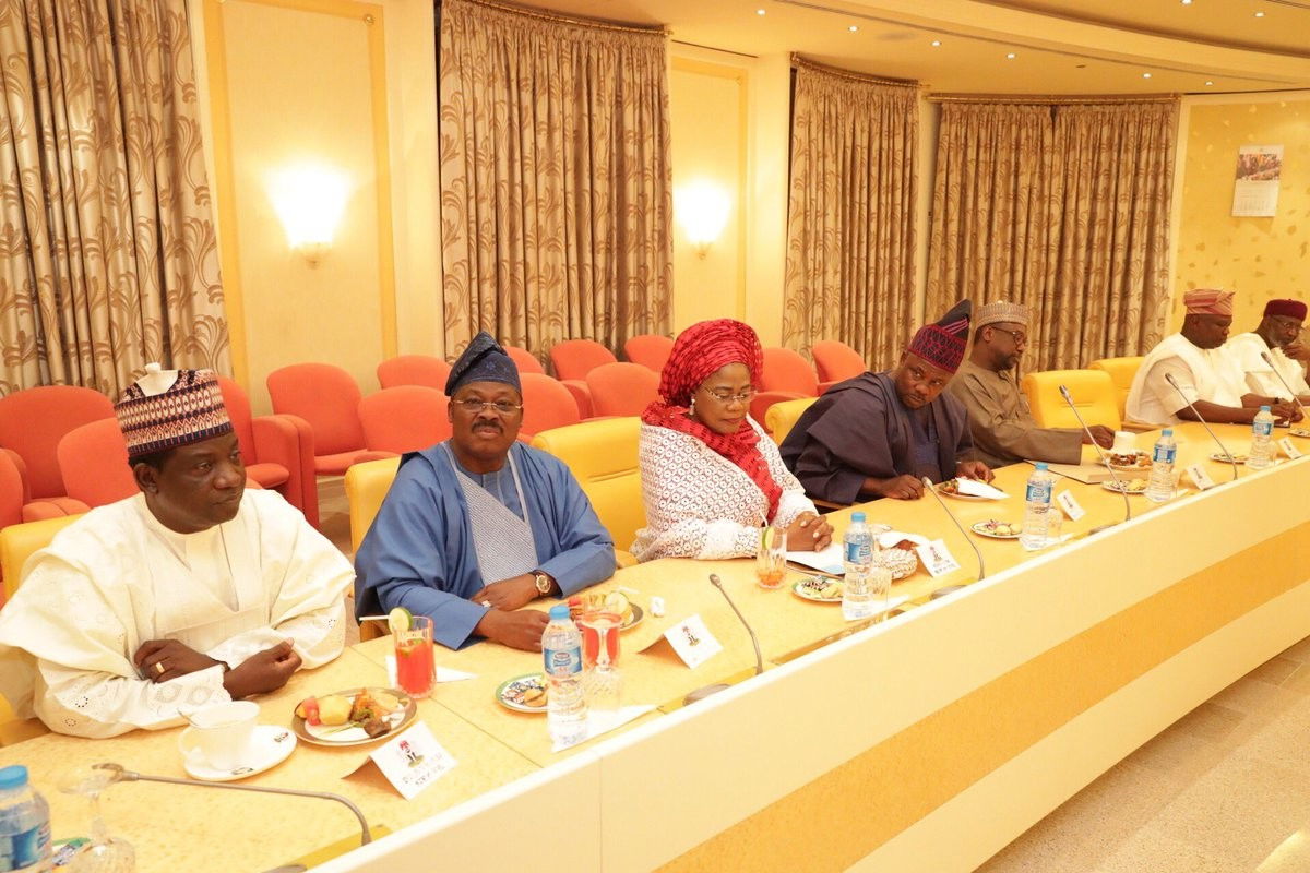 Defections: President Buhari meets with APC Senators and Governors