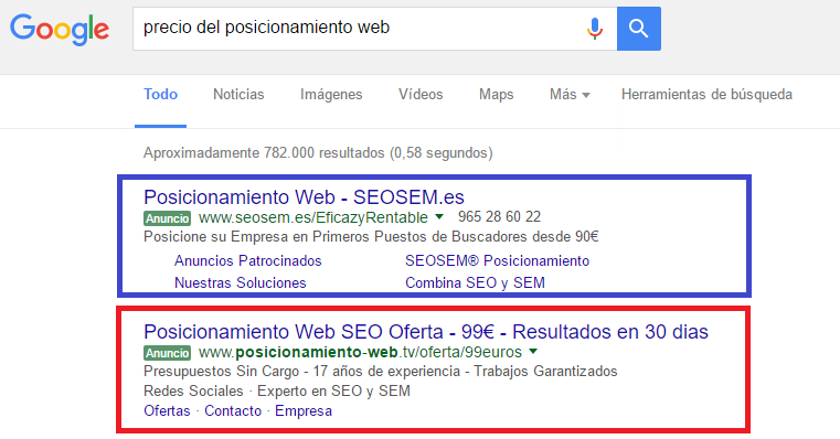 precio-del-posicionamiento-web