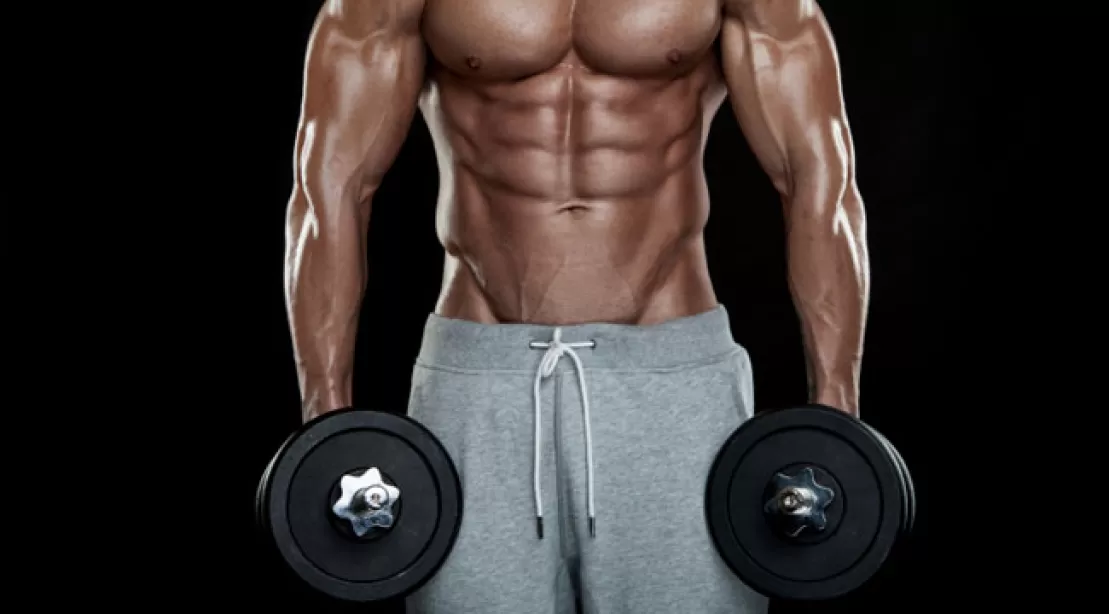 os melhores exercícios de haltere de construção muscular
