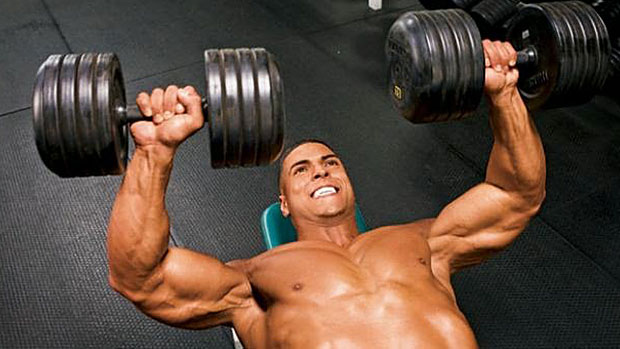 os melhores exercícios de haltere de construção muscular