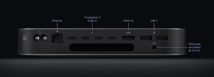 Mac mini 2018 usb-c
