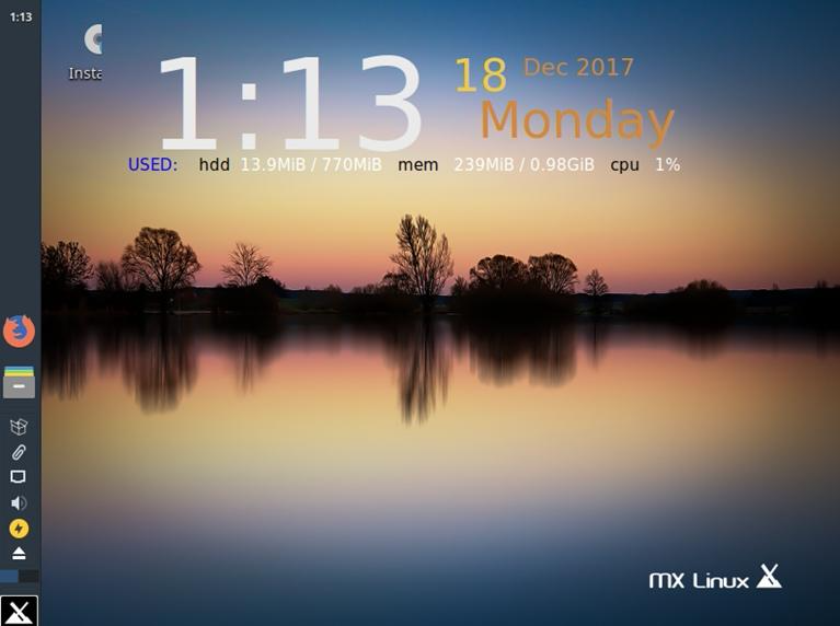 mx linux desktop