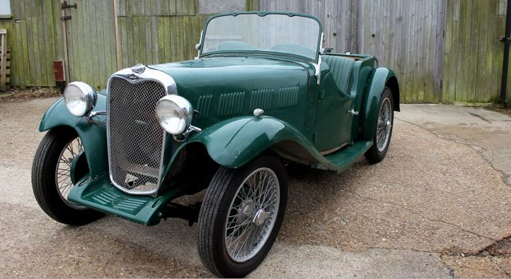 Singer sports car owned by Constance Winter