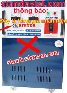 Ổn áp standa 10kva giả nhái trái phép trên website standavietnam-com