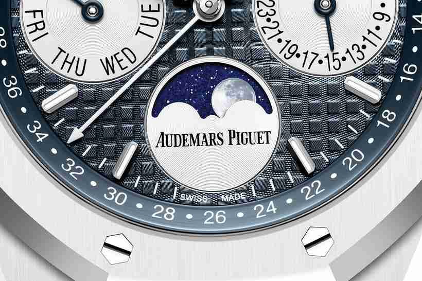 Replica Uhren Audemars Piguet Royal Oak Ewiger Kalender Weiße Keramik
