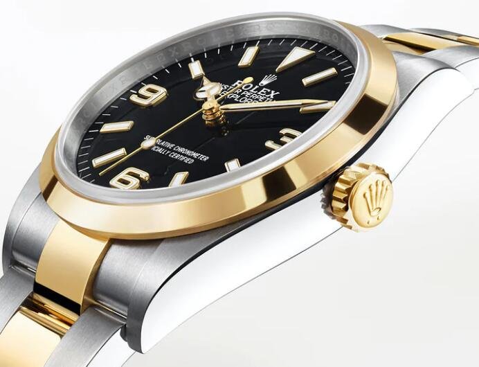 Neue Replik Uhren Rolex Explorer zweifarbige Edelstahl 39mm Anleitung 3