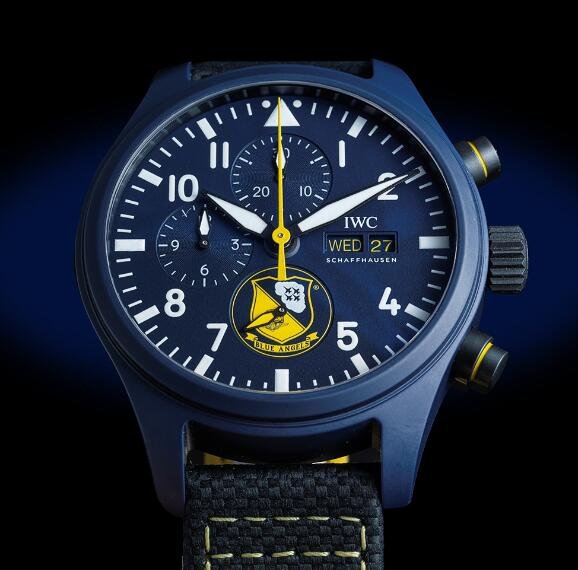 Replika Uhren IWC Pilots Chronographen Blue Angels 44,5mm Sonderausgabe 2