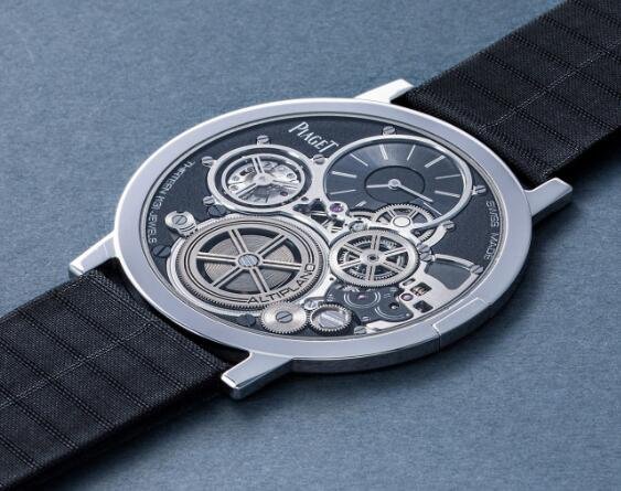 Replik der Uhren Piaget Altiplano Ultimate Concept Handaufzug Cobalt Alloy Steel Gold 2