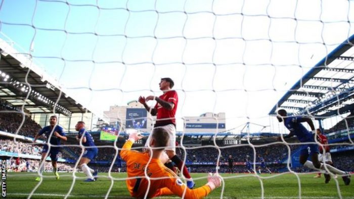UNBELIEVABLE MATCH!!! Barkley Scores At The End As Chelsea & Manchester United Draw 2 – 2 (Watch The Goals Highlight)