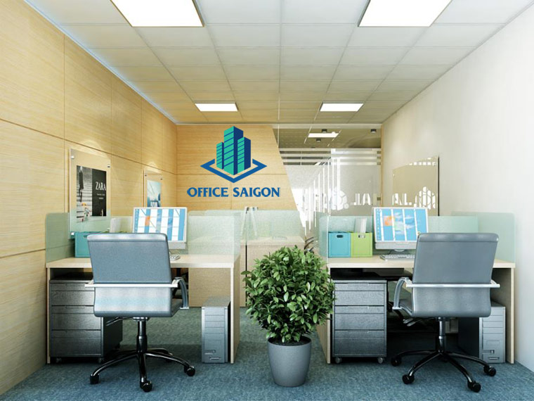 Phòng làm việc 2 người không có view tại Halotiki tòa nhà AB tower