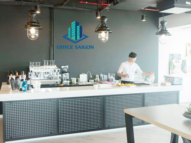 Căn tin, nơi có thể uống cafe, giải trí tại Workyos Office