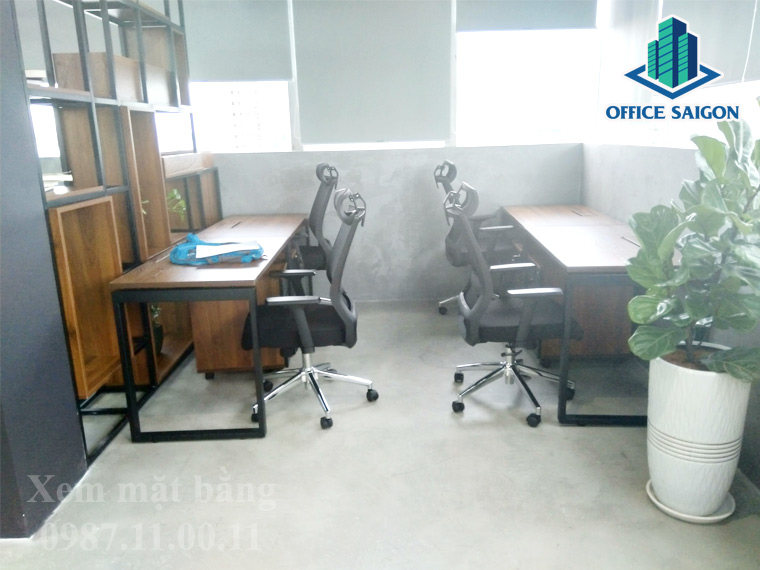 Khu vực làm việc cho co-working space 4 người tại Callary building