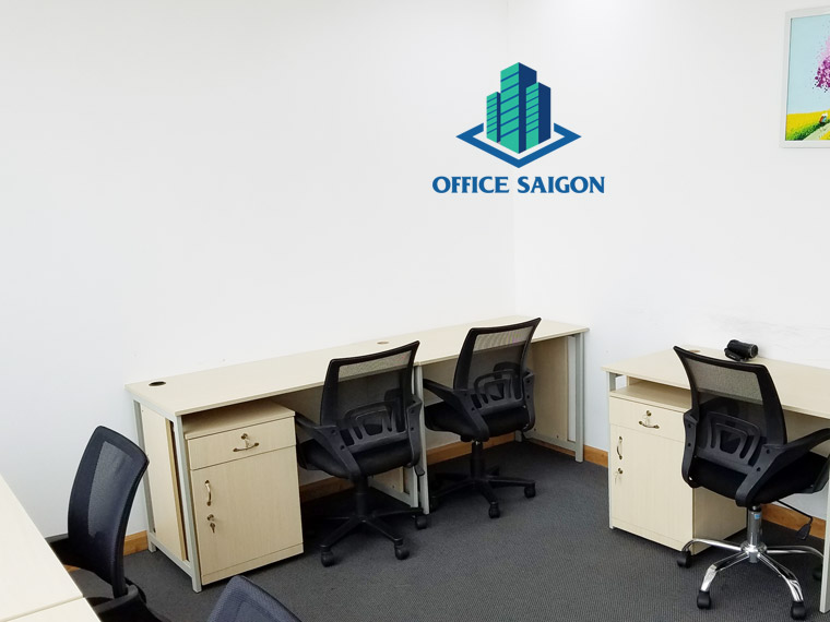 Khu vực ngồi share tại dịch vụ văn phòng trọn gói ở Viettel Tower
