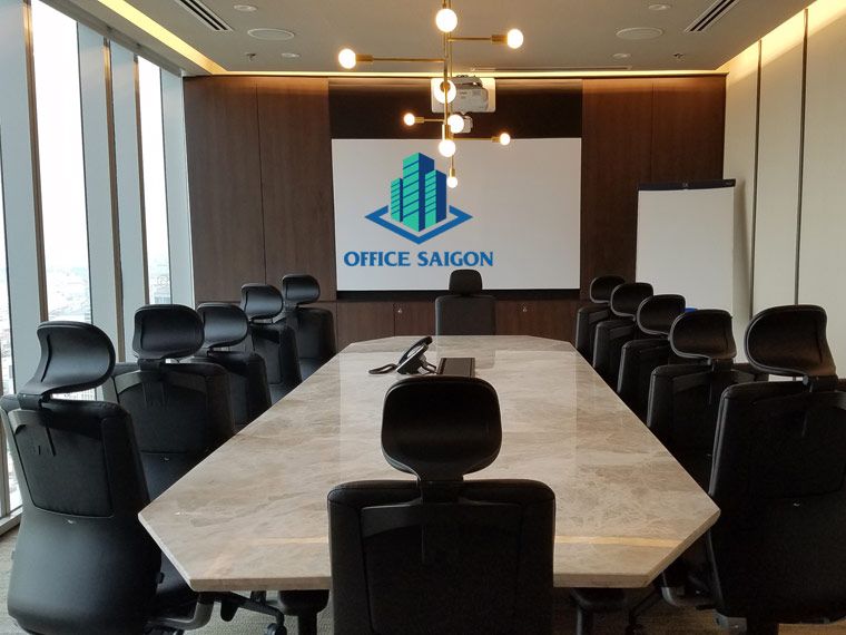 Phòng hợp lớn được trang bị các thiết bị cao cấp ở tòa nhà Saigon Centre 2 tower