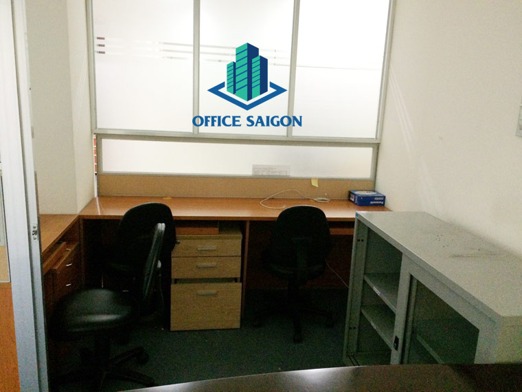 Vị trí phòng làm việc 2 chỗ ngồi tại văn phòng dịch vụ tòa nhà Hoa Lâm building