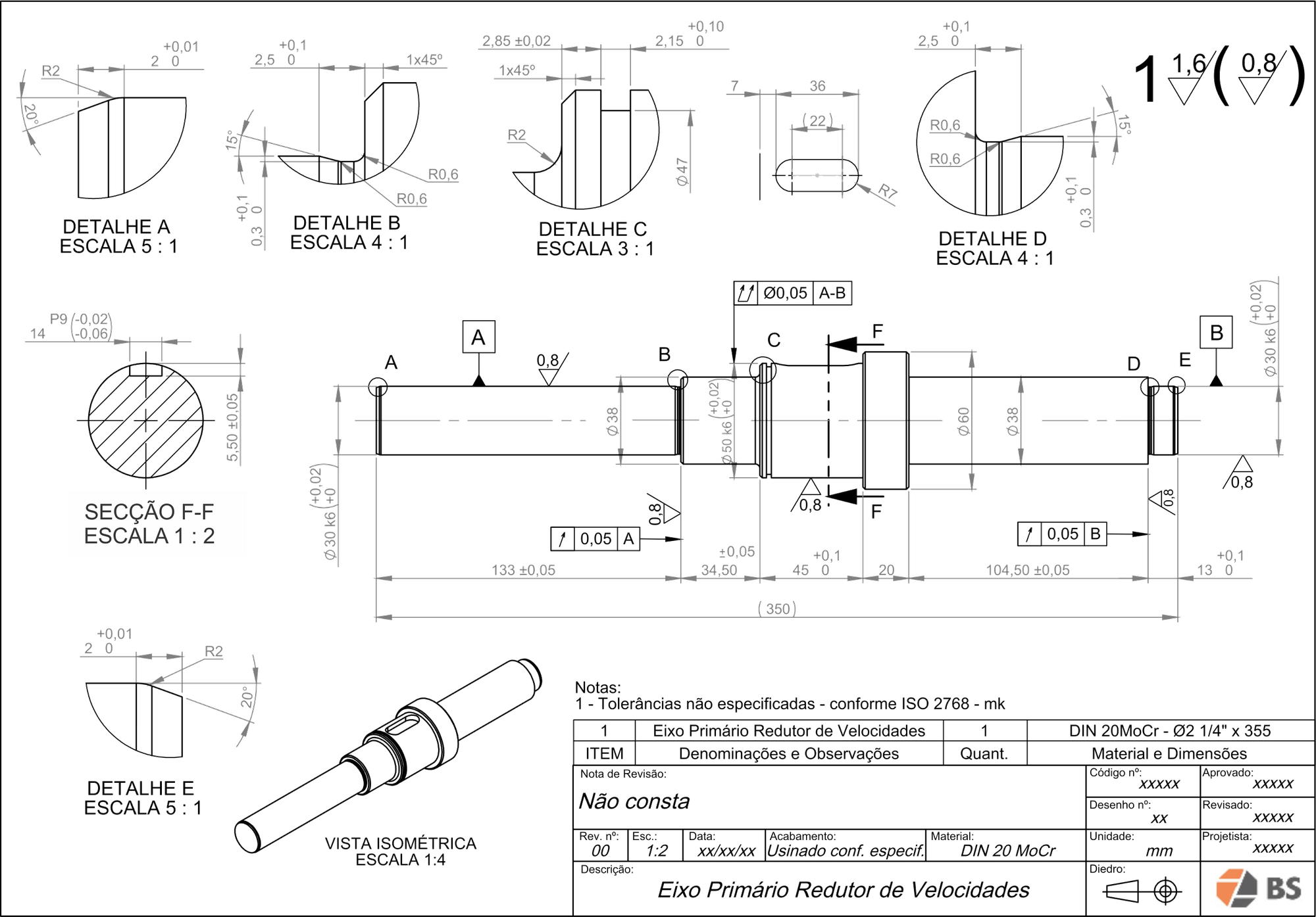 Desenho De ConstruÇÃo MetalomecÂnica Cadcam FormaÇÃo 1535