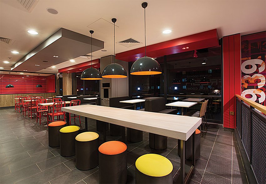 fast food restaurant interior design ideas