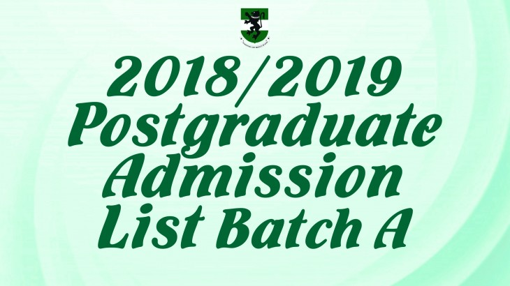 PG ADMISSION LIST