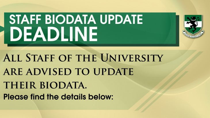 STAFF BIODATA UPDATE
