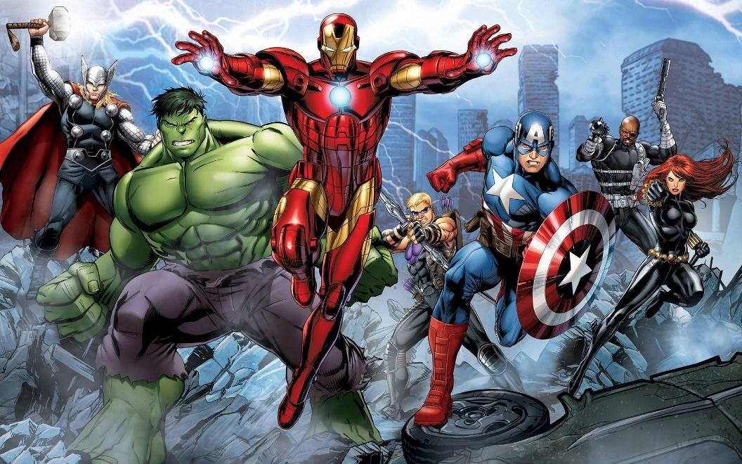 Resultado de imagen de avengers cartoon wallpaper