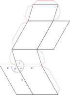 Sistema cristalino triclínico - Modelo 3D