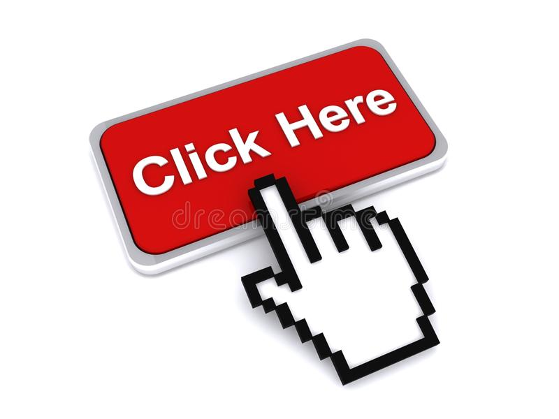 Click here with cursor hand