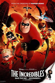 The Incredibles 2004 Dual Audio [Hindi DD 5.1 - English 2.0] 720p BluRay x264 ESub