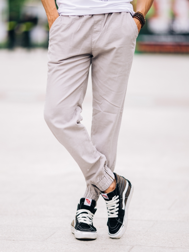 Quần jogger kaki xám j05 - 1