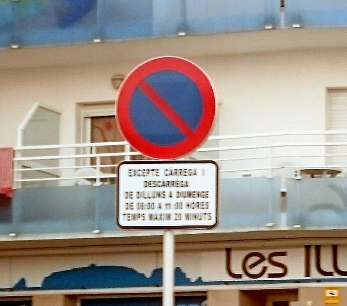 prohibit a l'Hotel les Illes