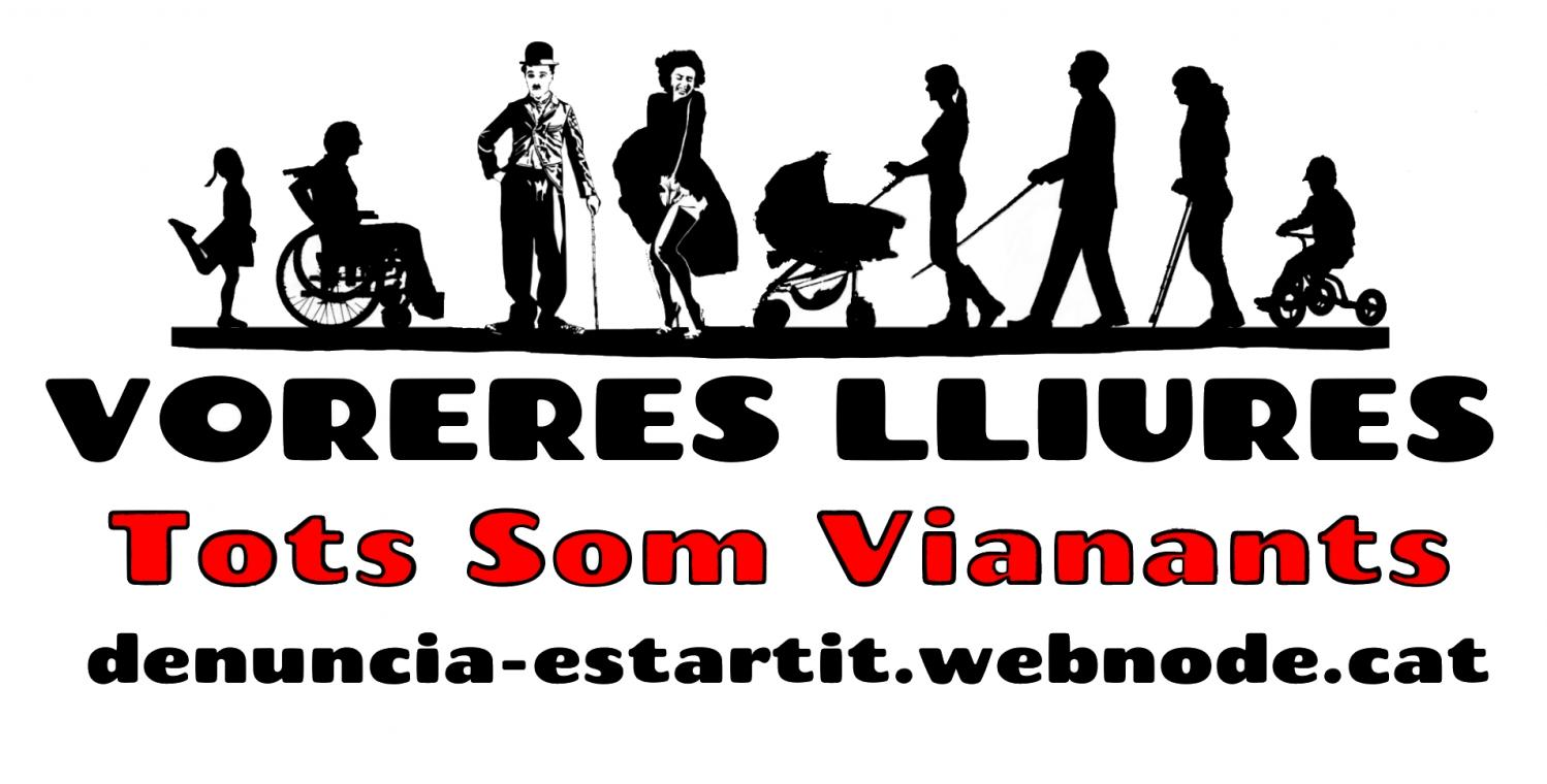 Voreres lliures estartit denuncia tots som vianant