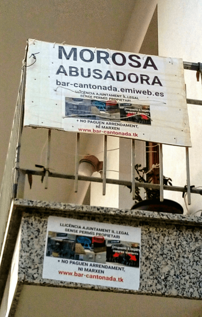Morosa maltractadora estartit paquita los santos