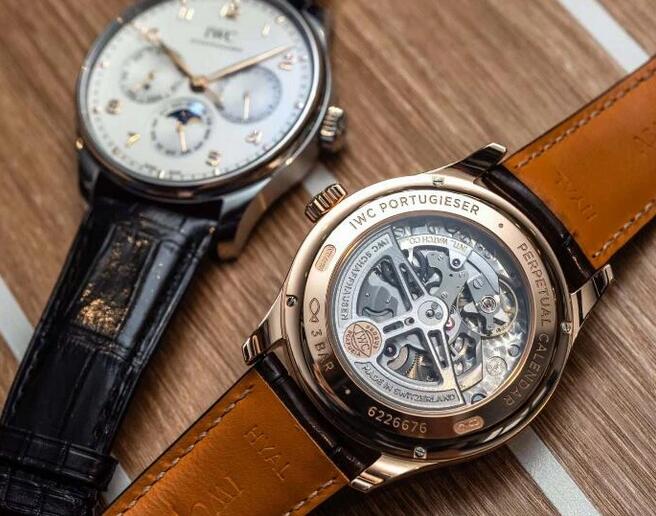 Replica IWC Portugieser Perpetual Calendar 42 Automatic 5N Gold And Stainless Steel Watch Review