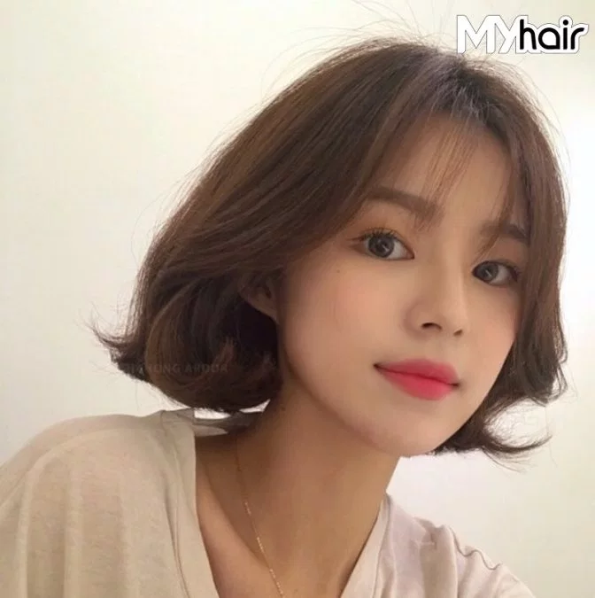 Tóc ngắn mái thưa