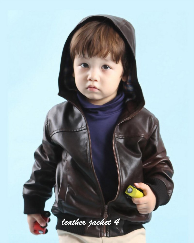 Buy Leather Retail® Boy's Faux Leather Jacket (Black; 5-6 Years) at  Amazon.in