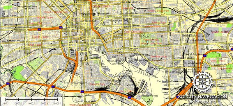 washington city map