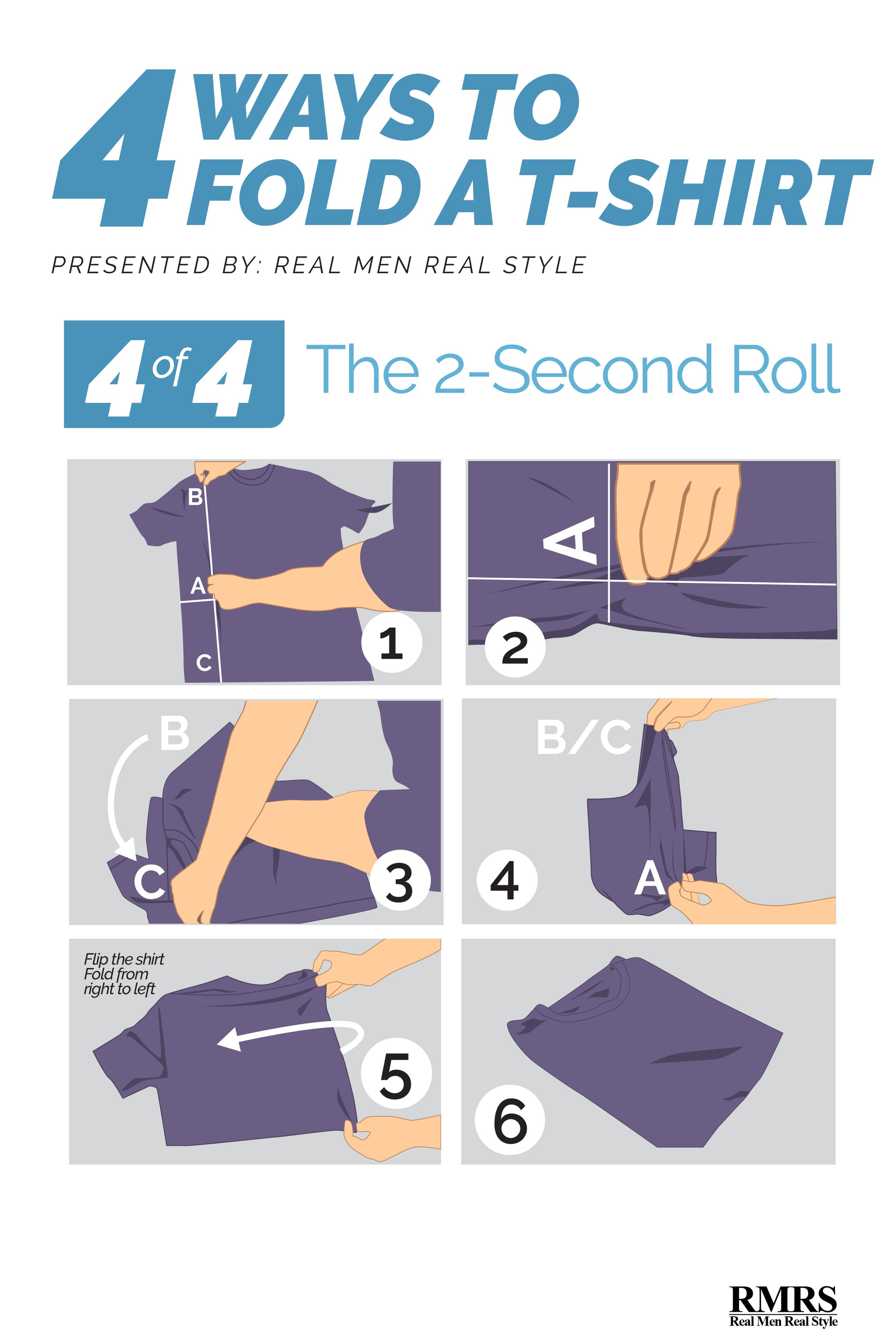 Folding T-Shirts 2 Second Roll
