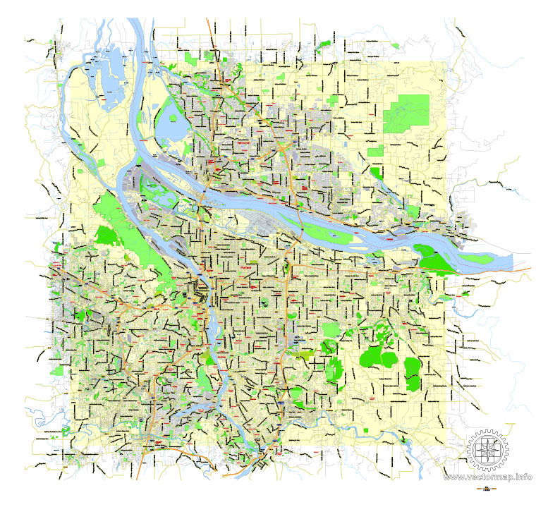 Portland map