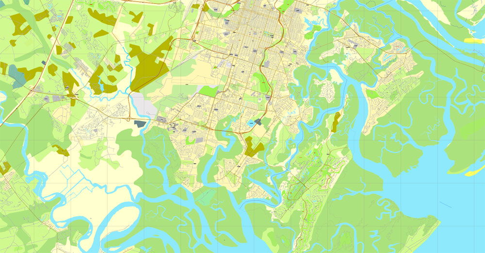 Savannah maps for printing