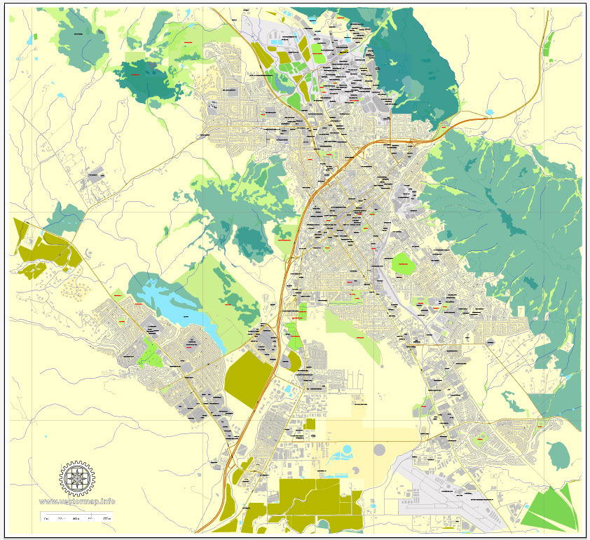 pdf map of San Luis Obispo (CA)