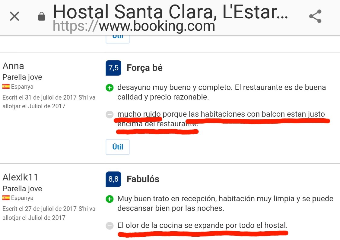 Booking Hostal Santa Clara l'Estartit opiniones opinions reviews