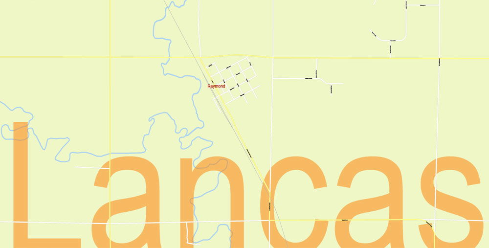 map of Lancaster county