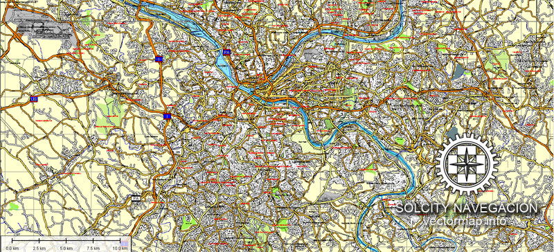 Pittsburgh map