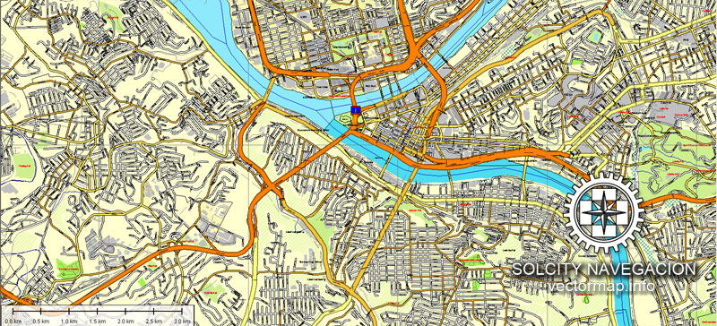 Pittsburgh map